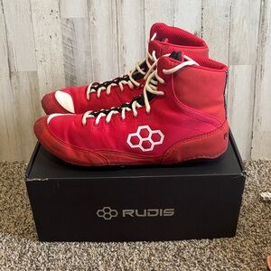RUDIS Colt Fiery Red Wrestling Shoes Size 13